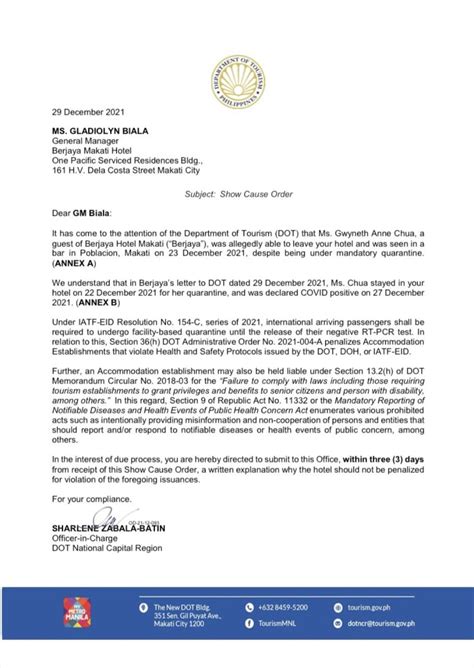 show cause order in tagalog|Show Cause Memo Philippines .